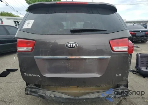 2017 Kia Sedona Lx from USA, damaged, VIN KNDMB5C18H6314257